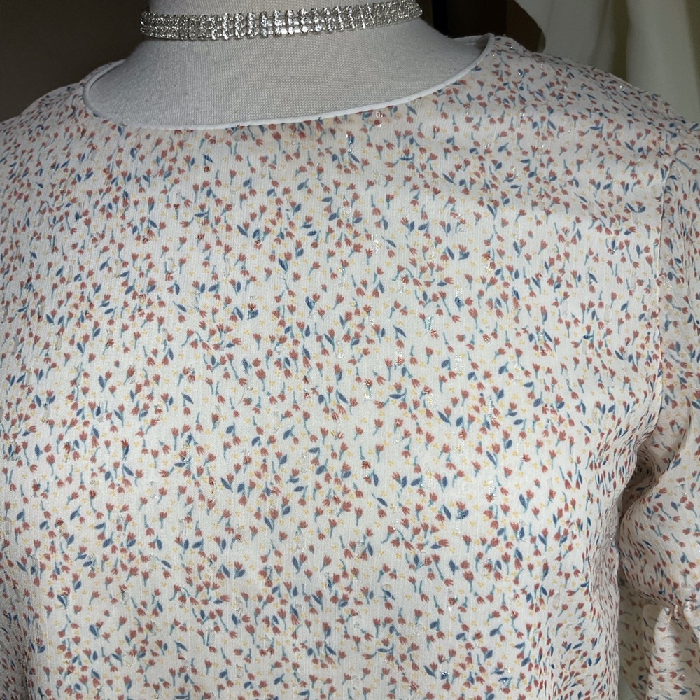 DREW RUFFLE SLEEVE TOP. SIZE XS - Picture 3 of 4